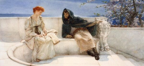 A Declaration by Lawrence Alma-Tadema, hand-painted oil painting reproduction