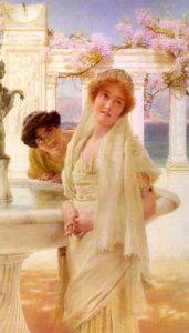 A Difference of Opinion by Lawrence Alma-Tadema, hand-painted oil painting reproduction