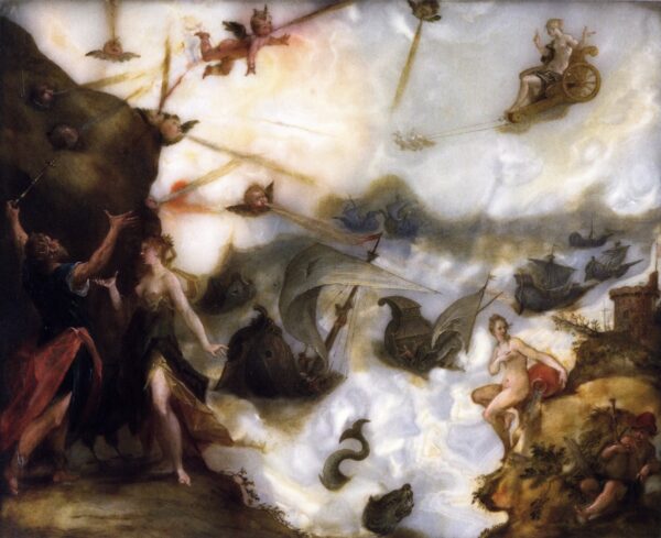 Aeolus Releasing the Winds by Hans von Aachen, hand-painted oil painting reproduction