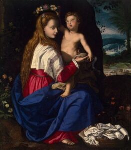 Allegory of Christian Church by Alessandro Allori, hand-painted oil painting reproduction