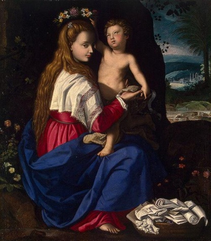 Allegory of Christian Church by Alessandro Allori, hand-painted oil reproduction