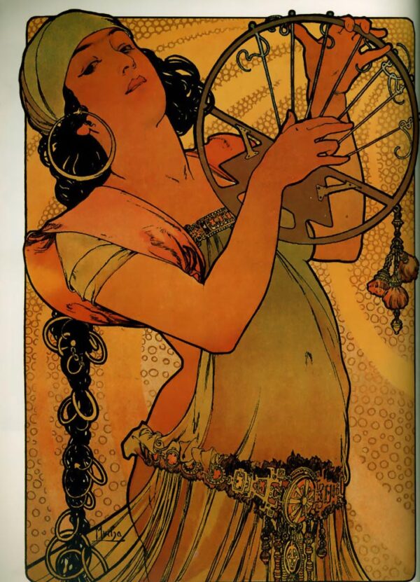 Salome by Alphonse Mucha, hand-painted oil painting reproduction