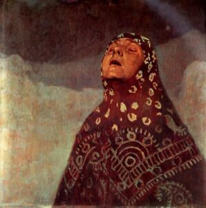Winter 1 by Alphonse Mucha, hand-painted oil painting reproduction