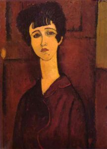 on a Divan by Amedeo Modigliani, hand-painted oil painting reproduction