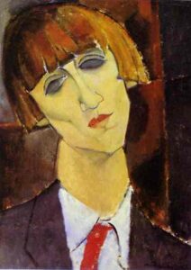 Portrait of Madame Kisling by Amedeo Modigliani, hand-painted oil painting reproduction