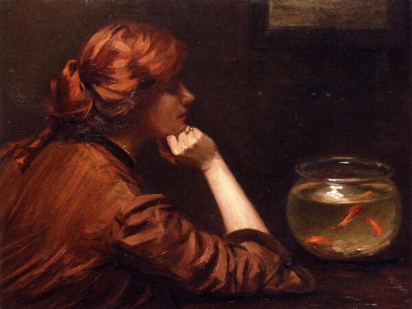 An Idle Moment by John White Alexander, hand-painted oil painting reproduction