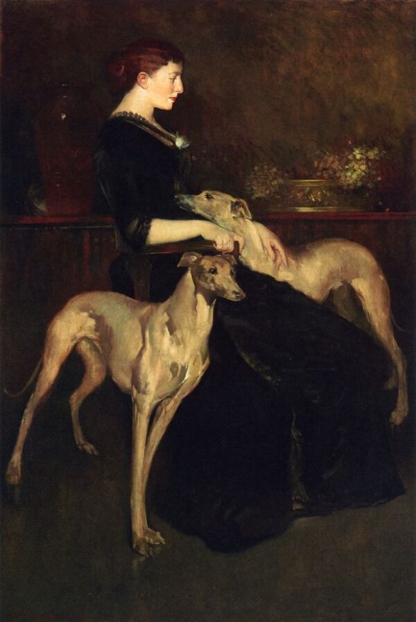 Anna Palmer Draper by John White Alexander, hand-painted oil reproduction