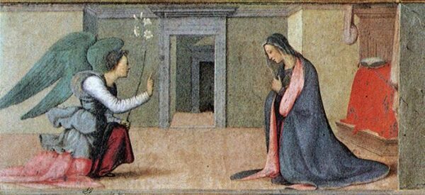 Annunciation by Mariotto Albertinelli, hand-painted oil painting reproduction