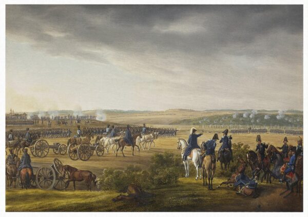 Battle of Moscow by Albrecht Adam, hand-painted oil painting reproduction