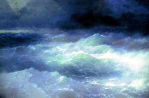 Between the Waves by Ivan Aivazovsky