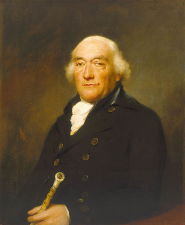 Captain William Locker by Lemuel Francis Abbott, hand-painted oil painting reproduction