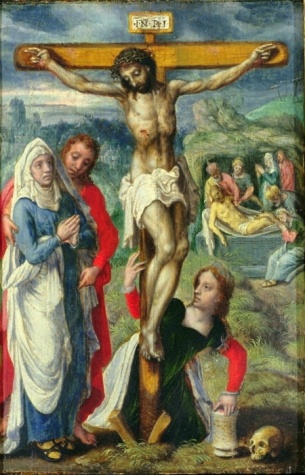 Christ on the Cross by Pieter Aertsen, hand-painted oil reproduction
