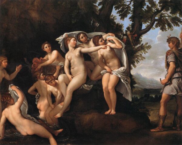 Diana and Actaeon by Francesco Albani, hand-painted oil painting reproduction