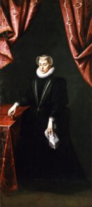 Duchess Renata of Bavaria by Hans von Aachen, hand-painted oil painting reproduction