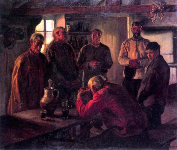 Escena by Eduardo Chicharro Aguera, hand-painted oil painting reproduction