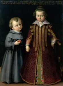 Francesco and Caterina de Medici by Cristofano Allori, hand-painted oil painting reproduction