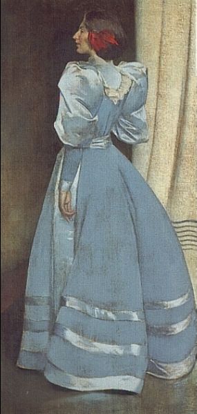 Gray Portrait by John White Alexander, hand-painted oil reproduction