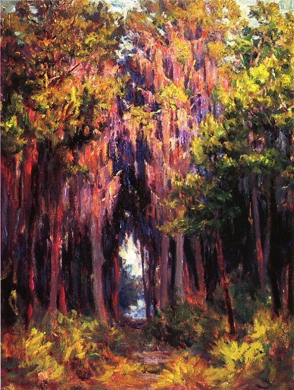 Hanging-Moss-St-Petersburg-1914-1915 by John Ottis Adams, hand-painted oil painting reproduction