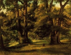 Hundred Acre Wood by Gyula Aggházy, hand-painted oil painting reproduction