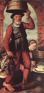 Market Scene 1561 by Pieter Aertsen, hand-painted oil painting reproduction