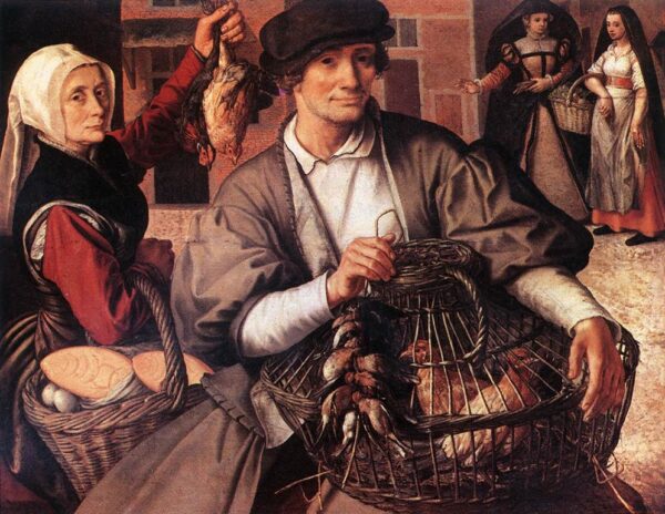 Market Scene 2 by Pieter Aertsen, hand-painted oil painting reproduction