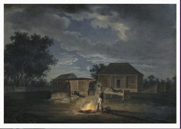 Night of 9 July 1812 by Albrecht Adam, hand-painted oil painting reproduction