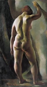 Nude Study by Vilmos Aba-Novák, hand-painted oil painting reproduction