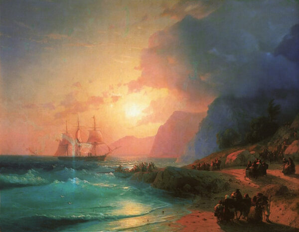 On The Island Of Crete by Ivan Aivazovsky, hand-painted oil painting reproduction