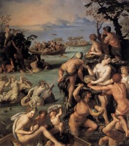 Pearl Fishers by Alessandro Allori, hand-painted oil painting reproduction