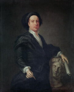 Portrait of William Kent by William Aikman, hand-painted oil painting reproduction