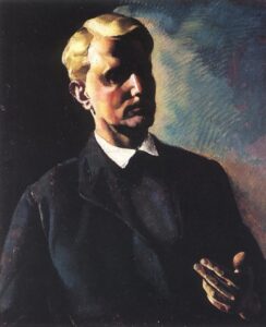 Portrait of a Man by Vilmos Aba-Novák, hand-painted oil painting reproduction