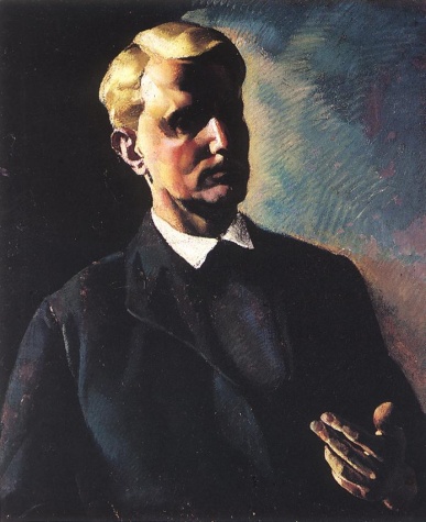 Portrait of a Man by Vilmos Aba-Novák, hand-painted oil reproduction