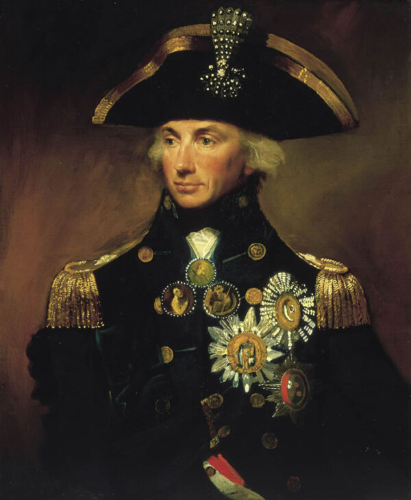 Rear-Admiral Sir Horatio Nelson by Lemuel Francis Abbott, hand-painted oil painting reproduction