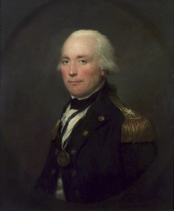 Rear-Admiral Sir Robert Calder by Lemuel Francis Abbott, hand-painted oil painting reproduction