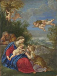 Rest on the Flight into Egypt by Francesco Albani, hand-painted oil painting reproduction