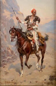 Rider by Tadeusz Ajdukiewicz, hand-painted oil painting reproduction