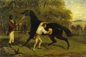 Rubbing Down by Henry Alken, hand-painted oil painting reproduction