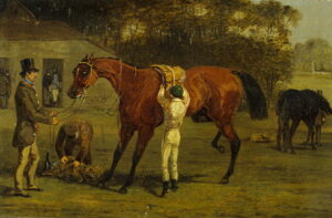 Saddling by Henry Alken, hand-painted oil painting reproduction