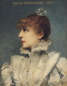 Sarah Bernhardt by Louise Abbéma, hand-painted oil painting reproduction