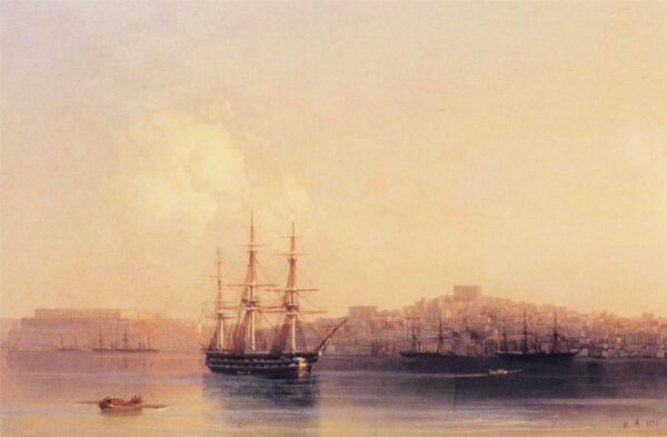 Sebastopol by Ivan Aivazovsky, hand-painted oil painting reproduction