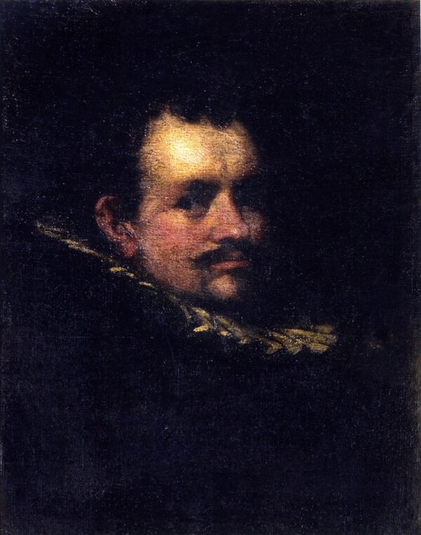 Self Portrait by Hans von Aachen, hand-painted oil painting reproduction