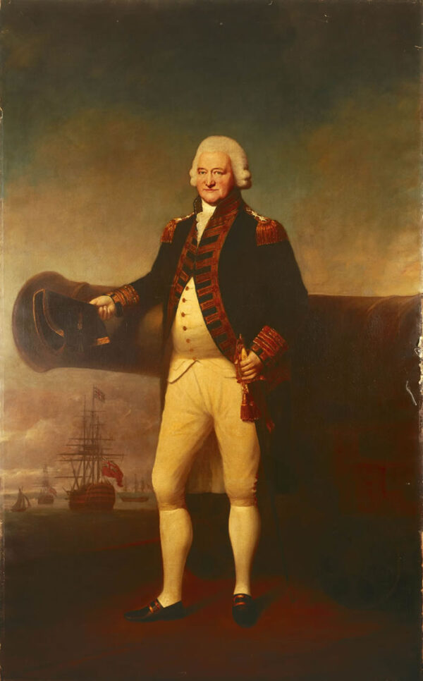 Sir Peter Parker by Lemuel Francis Abbott, hand-painted oil painting reproduction