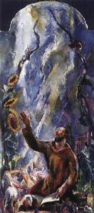 St Francis Preaching to the Birds by Vilmos Aba-Novák, hand-painted oil painting reproduction