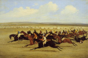 The 1850 Cambridgeshire Stakes The Start by Henry Alken, hand-painted oil painting reproduction