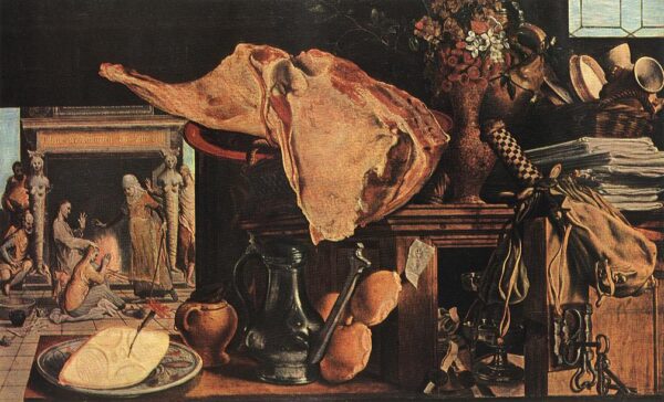 Still Life 1552 by Pieter Aertsen, hand-painted oil painting reproduction