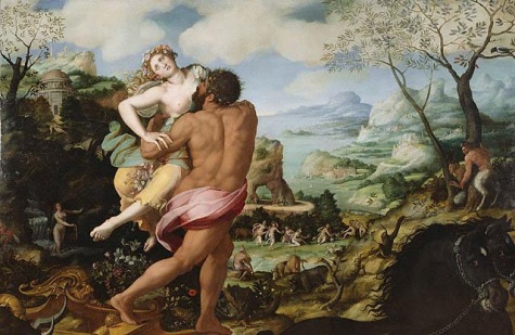 The Abduction of Proserpine by Alessandro Allori, hand-painted oil reproduction