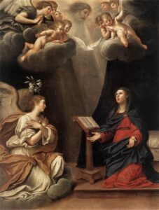 The Annunciation by Francesco Albani, hand-painted oil painting reproduction