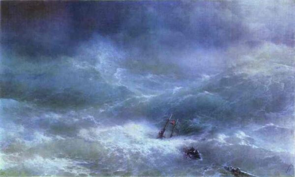 The Billow by Ivan Aivazovsky, hand-painted oil painting reproduction