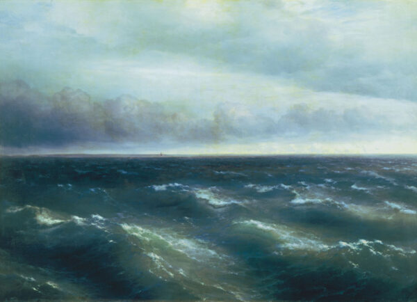 The Black Sea by Ivan Aivazovsky, hand-painted oil painting reproduction