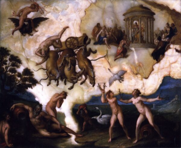 The Fall of Phaeton by Hans von Aachen, hand-painted oil reproduction